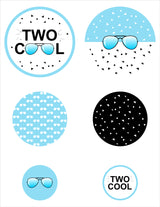 Two Cool Theme Birthday Party Table Confetti