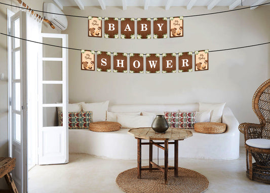 Oh Baby Party Banner for Decoration