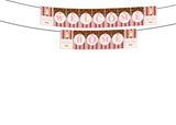 Cute Teddy Theme Welcome Baby Girl Banner for Decoration