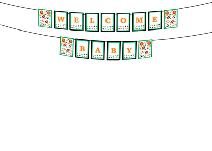 Sports  Theme Birthday Party Banner for Decoration