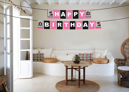 Boss Baby Girl Theme Birthday Party Banner for Decoration