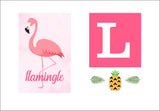 Flamingo Theme Birthday Party Banner for Decoration