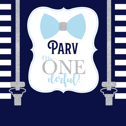Personalize 1st Birthday Backdrop Banner