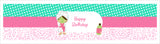 Spa Theme Birthday Party Water Bottle Labels