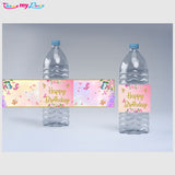 Butterflies & Fairies Theme Water Bottle Labels