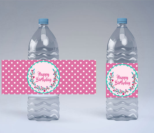 Some Bunny Is One Theme Water Bottle Labels