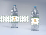 Twins Baby Birthday Party Water Bottle Labels