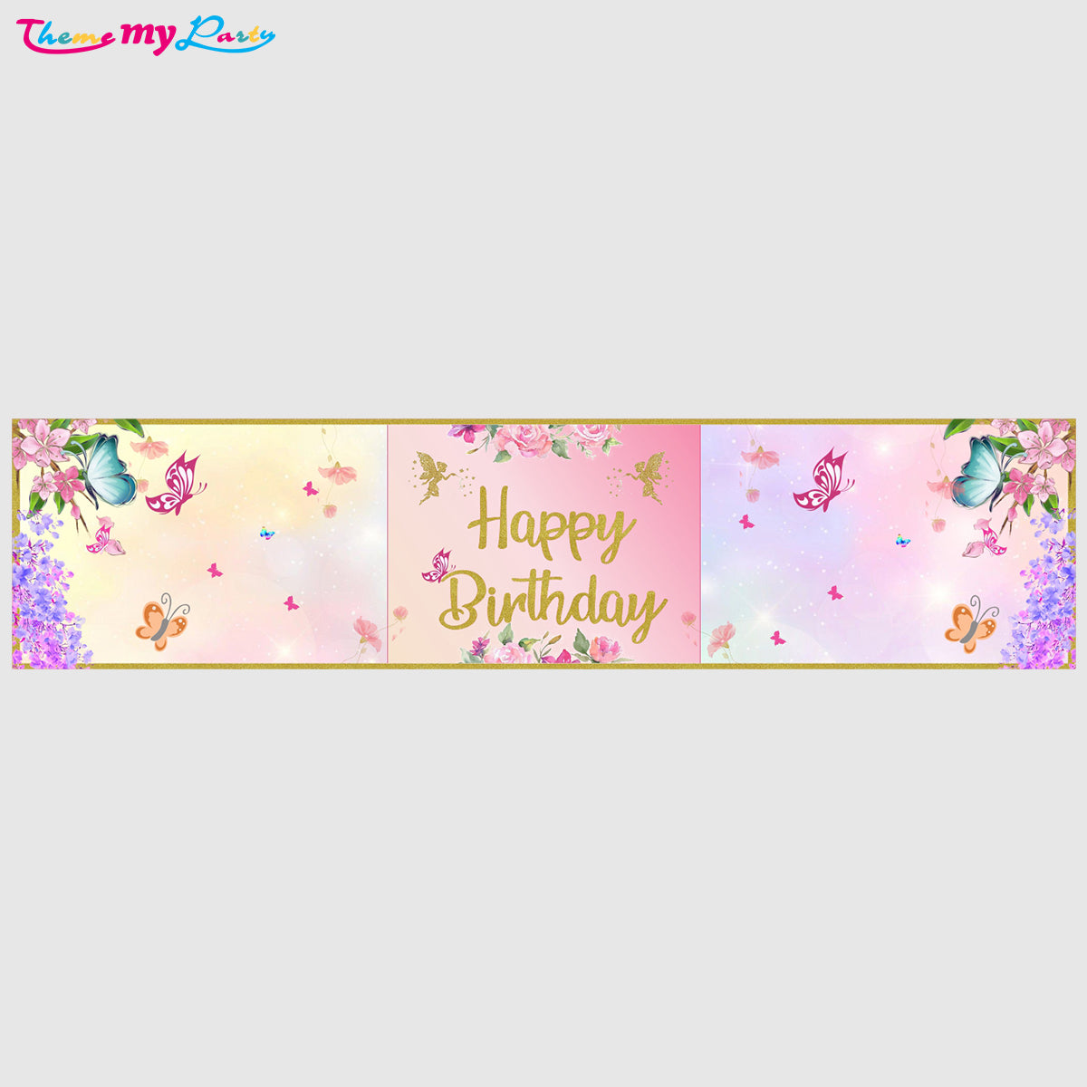 Butterflies & Fairies Theme Water Bottle Labels
