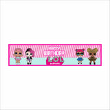 LOL Party Theme Birthday Party Water Bottle Labels