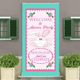 Bunny Customized Welcome Banner Roll up Standee (with stand)
