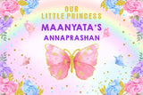 Personalize Annaprashan Birthday Backdrop Banner