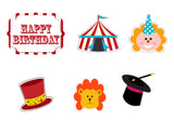 Carnival Theme Birthday Party Cake Topper /Cake Decoration Kit