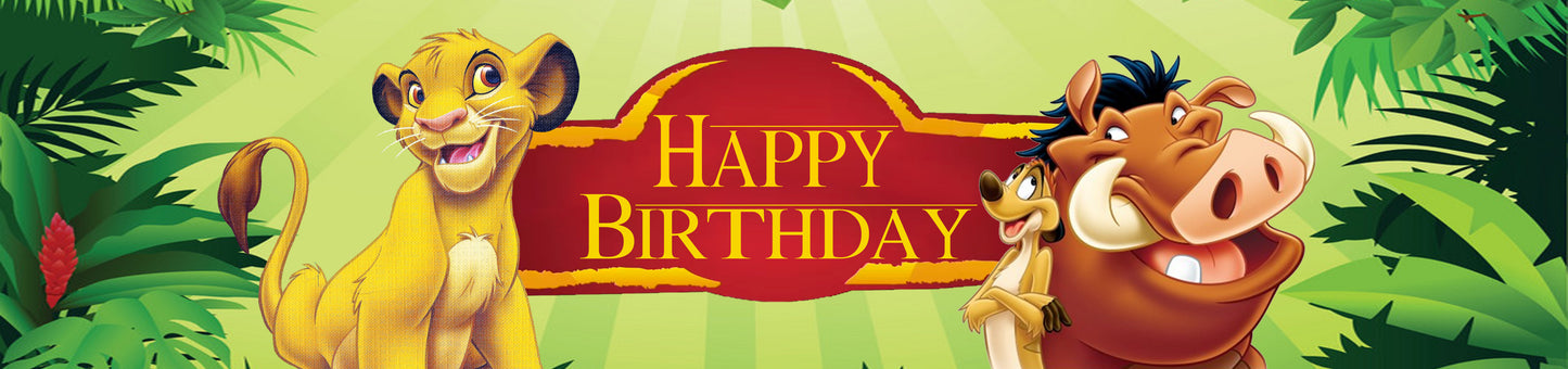 The Lion King Theme Birthday Party Water Bottle Labels