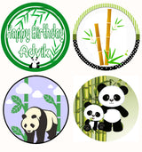 Panda Theme Birthday Party Straws