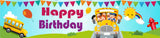 Wheels on the Bus Theme Birthday Party Water Bottle Labels