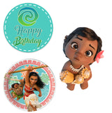 Moana Theme Birthday Party Table Toppers for Decoration