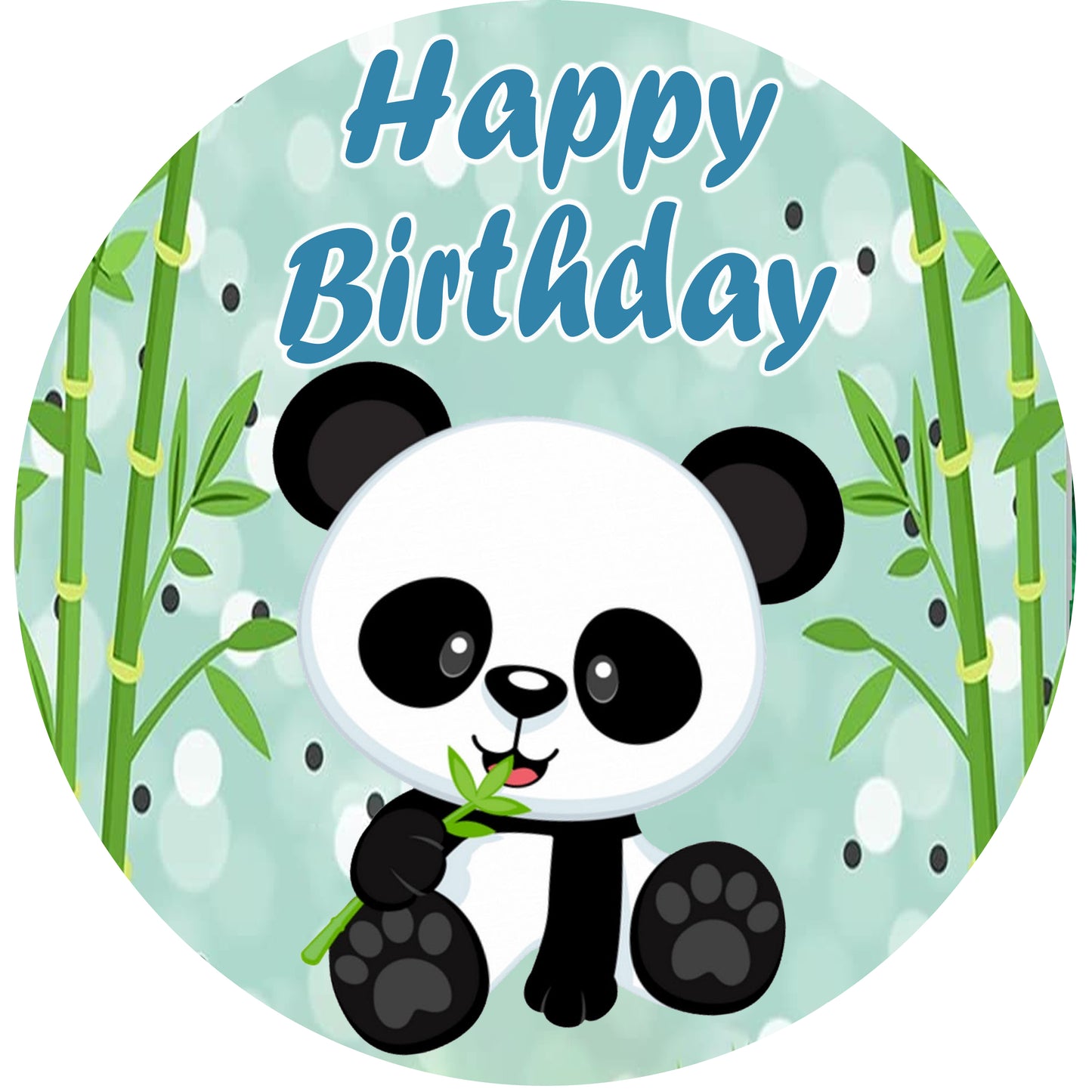 Panda Theme Birthday Party Backdrop