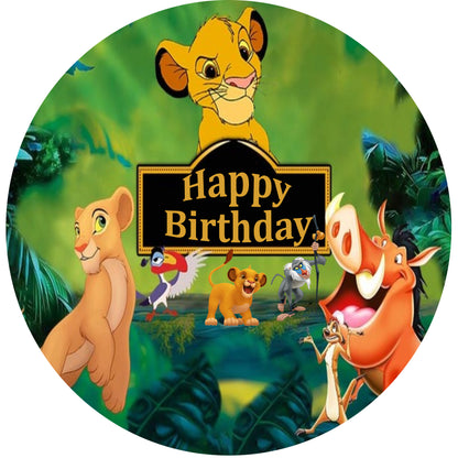 The Lion King Theme Birthday Party Backdrop