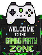 Gaming Theme Birthday Party Welcome Board