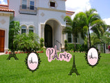 Oh La La Paris Theme Birthday Party Cutouts 