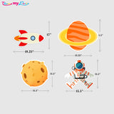 Space Theme Birthday Party Cutouts