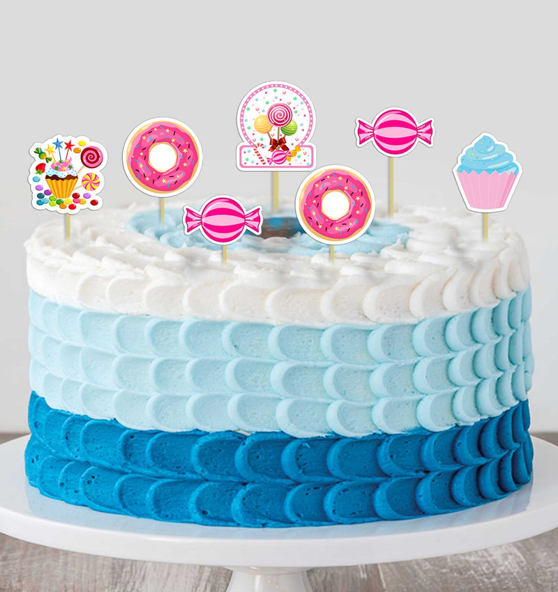Buy Candy Land Theme Birthday Party Cake Topper | Party Supplies |  Thememyparty – Theme My Party
