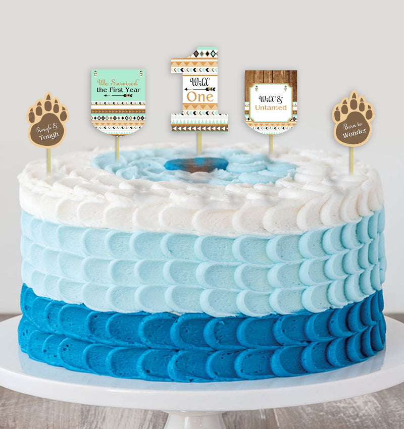 Wild One Birthday Party Cake Topper /Cake Decoration Kit