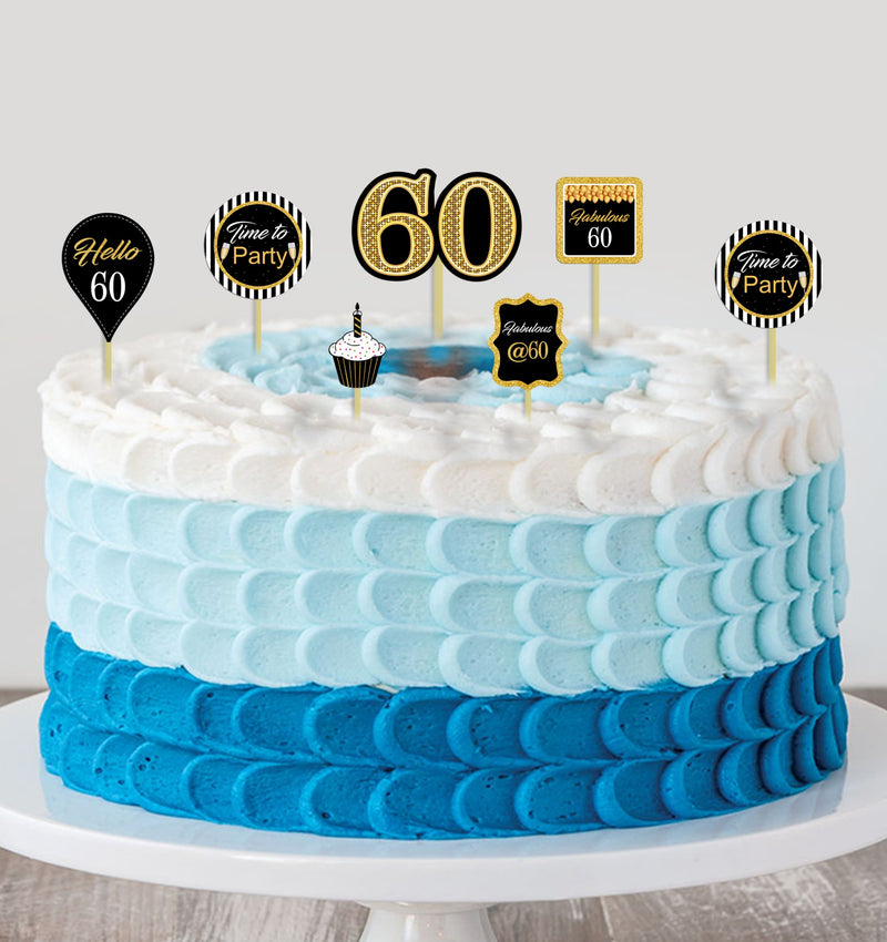 60th Birthday Cake - Buy Online, Free UK Delivery — New Cakes