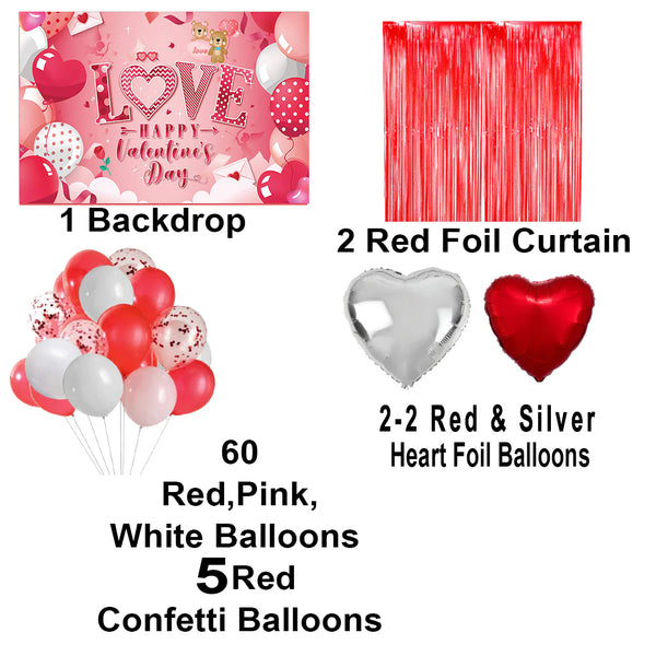 Valentine Party Decorations Complete Set