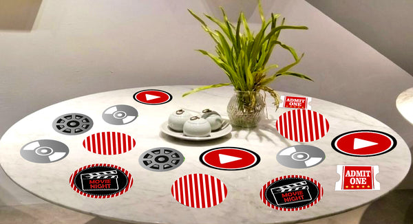 Movie Night Theme Table Confetti for Decorations