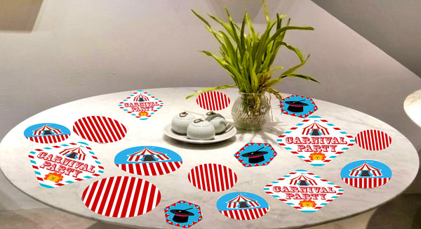 Carnival Theme Birthday Party Table Confetti for Decoration
