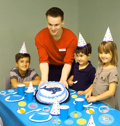 Pool Party Birthday Table Confetti for Decorations