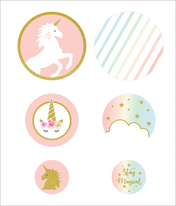 Unicorn Theme Birthday Party Table Confetti for Decoration