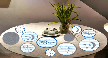 Twinkle Twinkle Little Star Theme Birthday Party Table Confetti