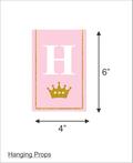Personalized Crown princess Banner For Birthday Decoration I Happy Birthday Banner