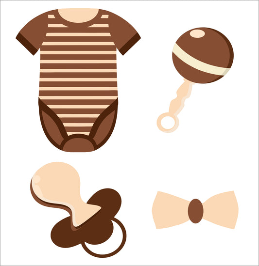 Oh Baby Party Cupcake Toppers for Decoration 
