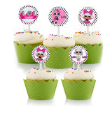 LOL Party Theme Birthday Party Cupcake Toppers