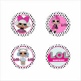 LOL Party Theme Birthday Party Cupcake Toppers