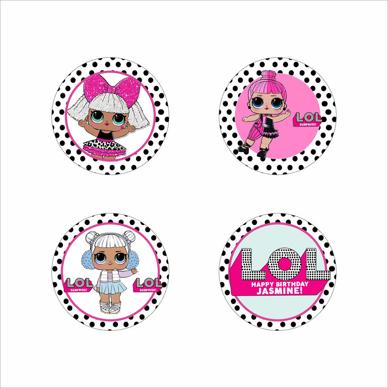 Lol surprise deals cupcake toppers