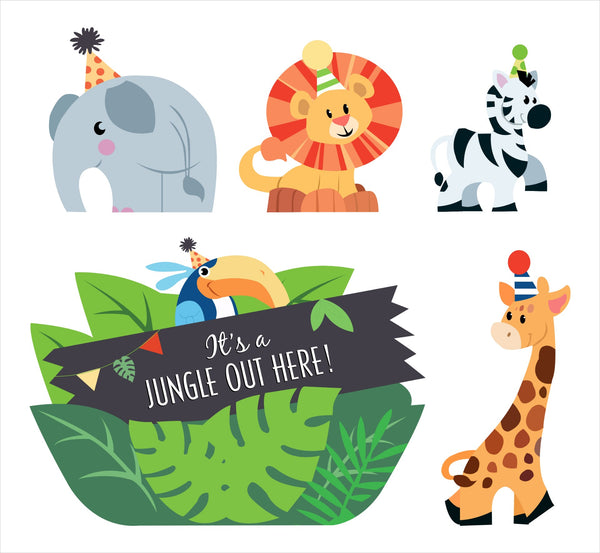 Jungle Theme Birthday Party Cutouts