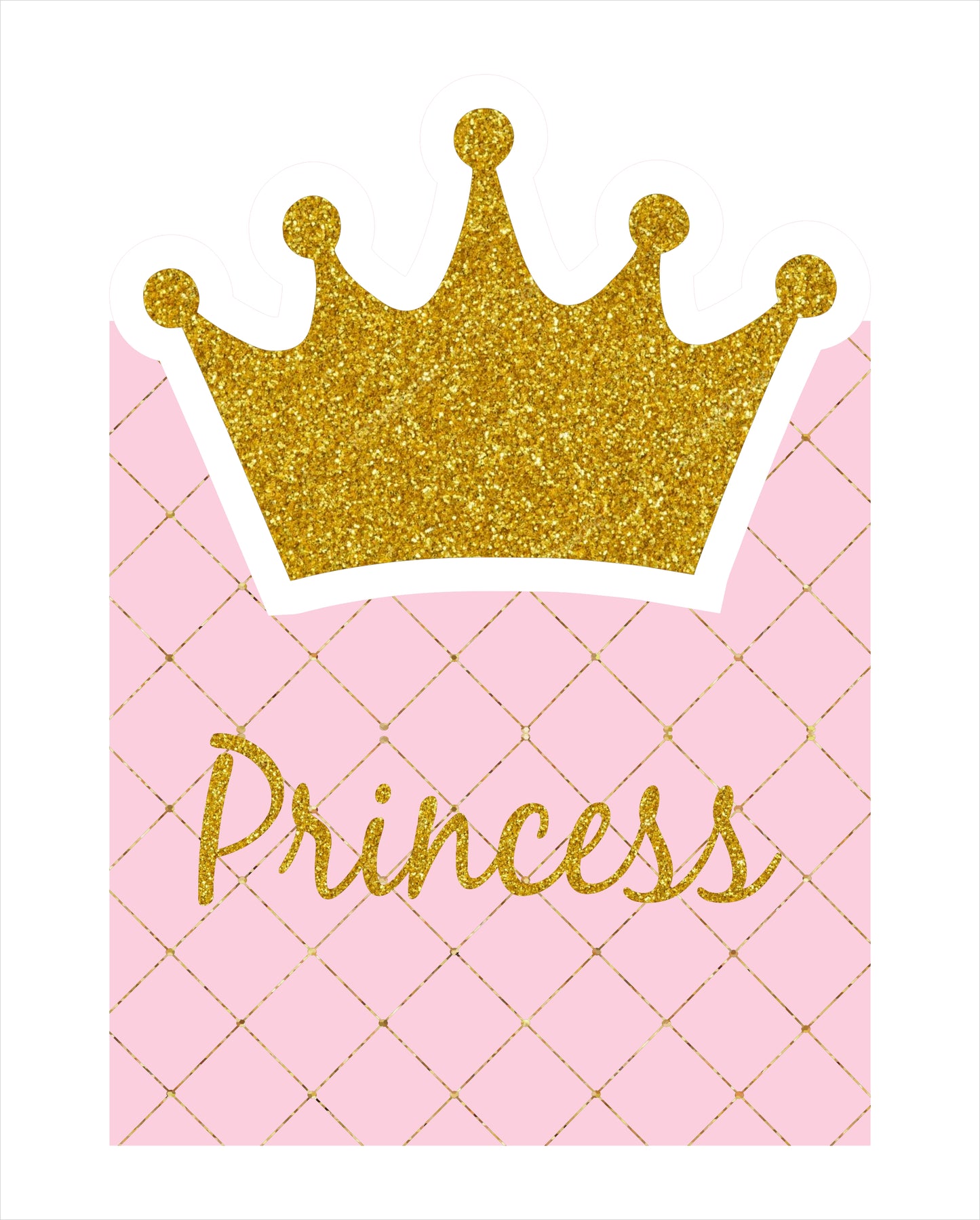 Princess Birthday Party Welcome Board
