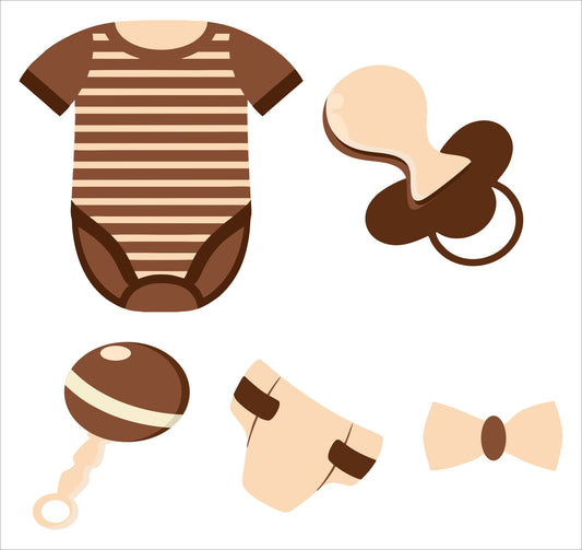 Oh Baby Party Cutouts 