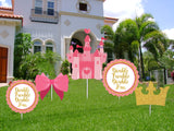 Twin Girls Theme Birthday Party Cutouts