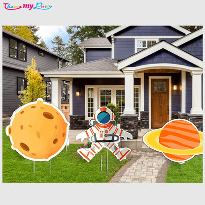 Space Theme Birthday Party Cutouts