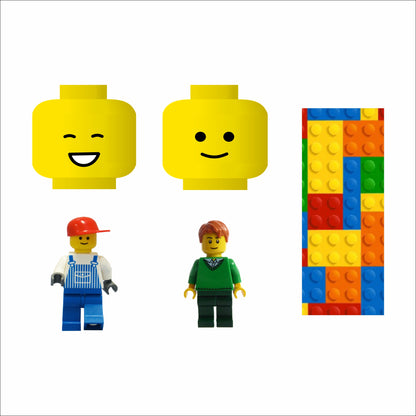 Lego Theme Birthday Party Cutouts