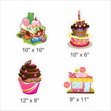 Candy Land Theme Birthday Party Cutouts