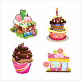 Candy Land Theme Birthday Party Cutouts