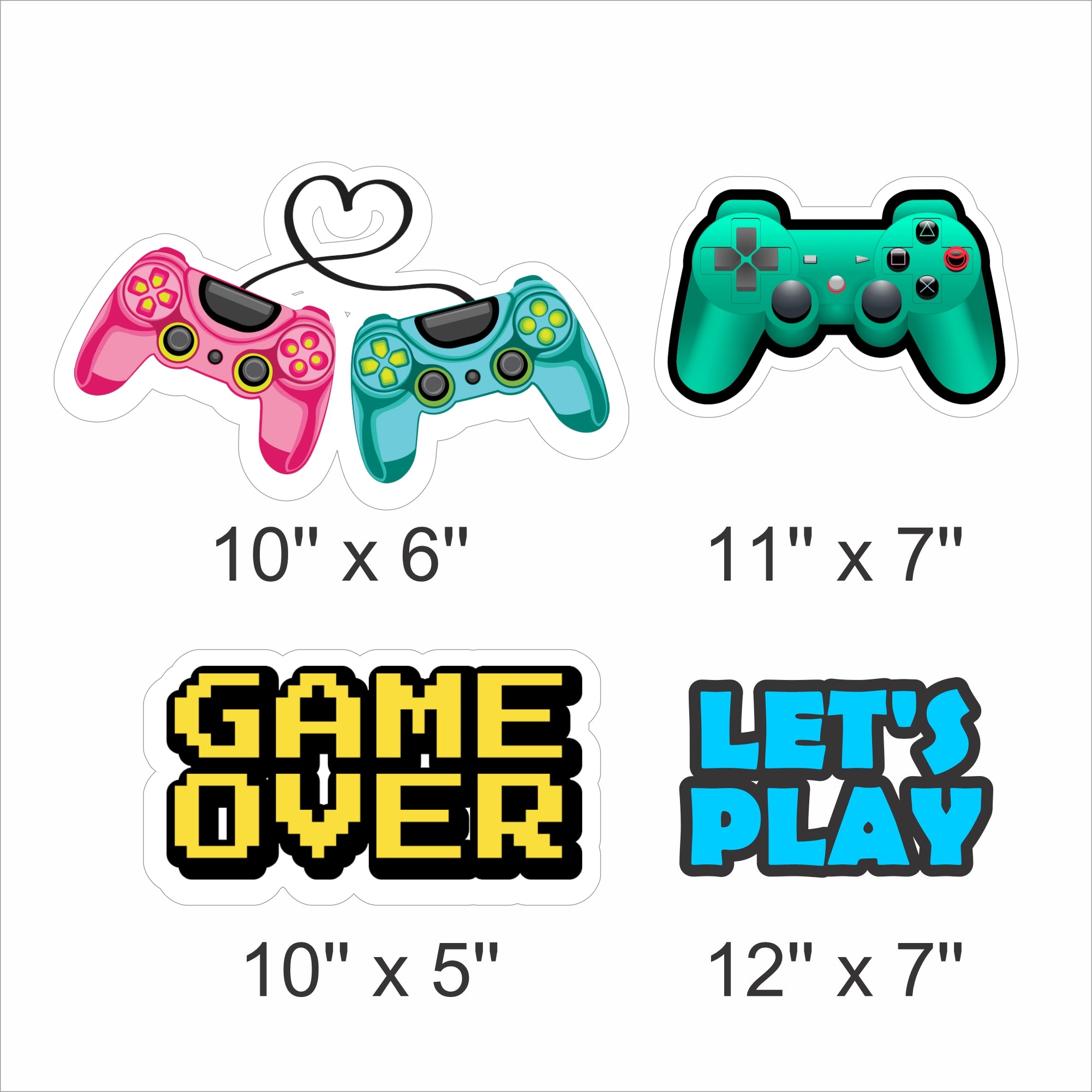 Buy Gaming Theme Birthday Party Cutouts | Party Supplies | Thememyparty ...