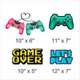 Gaming Theme Birthday Party Cutouts