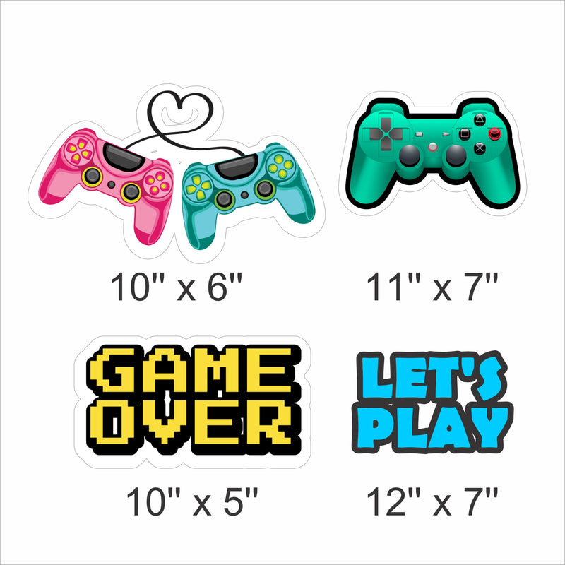 Buy Gaming Theme Birthday Party Cutouts | Party Supplies | Thememyparty ...